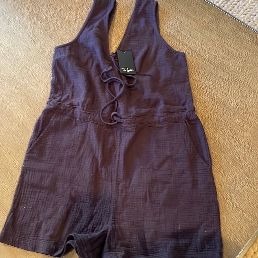 Blue romper | rails brand